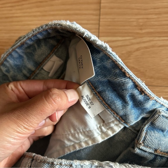 ROLLA’S Cut Off High Rise Slim Jean Shorts Women’s 27 - Picture 3 of 8